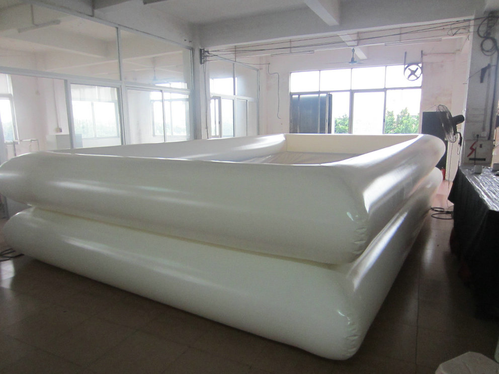 large rectangular inflatable pool